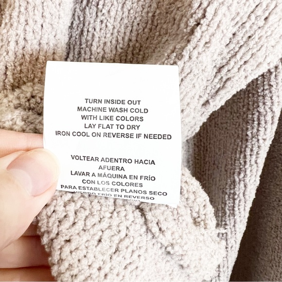 Coco + Jaimeson Chenille Sweater Tan Size Large - Picture 10 of 10